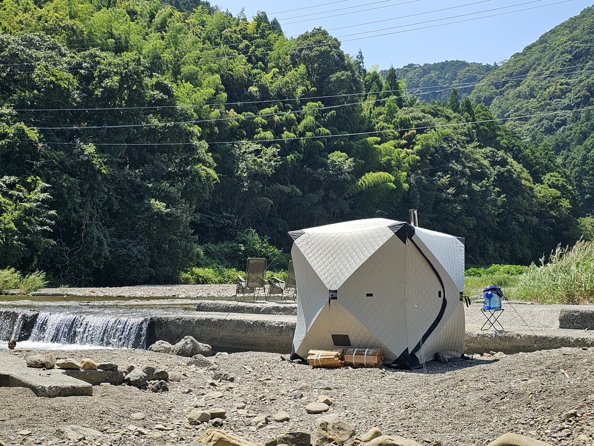 SAUNOA＋ テントサウナ外観 静岡市レンタル